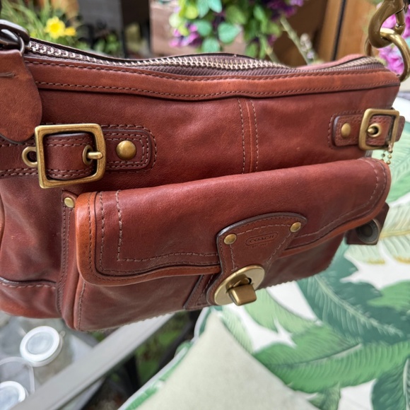 Coach MEDIUM 11127 Vintage Whiskey 65th Anniversary Legacy Leigh Leather Satchel - Picture 7 of 15